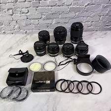 Camera Accessory Lot: Olympus Lenses, Converters, Filters - Nice But Untested picture