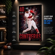 Willson Contreras Red Sox Poster or Canvas - Willson Contreras Red Sox Wall Art picture