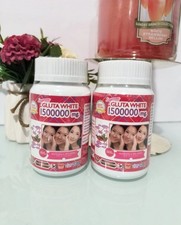 2X Gluta White Supreme 1500000Mg 30 Softgels 2packs picture
