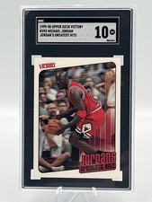 Michael Jordan SGC 10 1999-00 Upper Deck Victory Jordan's Greatest Hits #393 picture