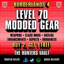 BL4 Borderlands 4 • LEVEL 70 MODDED GEAR • Gun Shield Class Mod Ord Enh PC PS XB picture