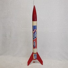 Vintage Estes 33 Inch Maxi Alpha 3 Model Rocket Shell Launch Rod Display Prop picture