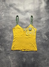 Vintage 00s Nike Brazil CBF Y2K Football Tank Top Womens Size S picture