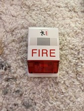 Edwards Est G1F-VMR Fire Alarm Strobe Red Lens RARE picture