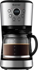 COSTWAY 12-Cup Programmable Coffee Maker Brew Machine LCD Display w/ 1.8L Carafe picture