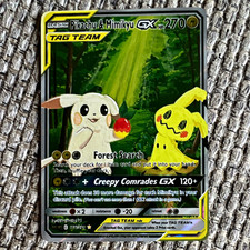 Nintendo Pikachu & Mimikyu GX Team Up 116/190 TAG TEAM Holo Ultra Rare EN Fan At picture