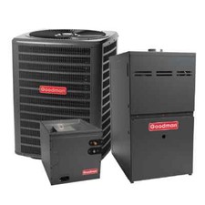 GOODMAN 2 TON 14 SEER2 AC 80% AFUE 60,000 BTU GAS FURNACE SYSTEM R32 - UPFLOW picture