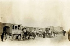 Arabanas running between Baghdad and Kerbela Iraq 1909 Old Photo picture