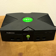 Microsoft Xbox Original Home Video Game Console for Microsoft Xbox, Black/Green picture