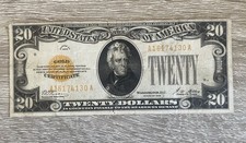 1928 $20 Gold Certificate Note picture