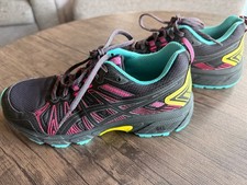 Asics Black, Pink & Yellow GEL-Venture 7 US 8 Women's Running Shoes picture