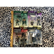 Vintage 1998 McFarlane KISS Psycho Circus Action Figures Set of 4 Sealed picture