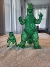 Godzilla And Miniya Clear Green YMSF Y-MSF TOHO CO. 1968, 2006 JAPAN Super RARE picture