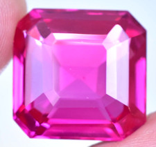 35.60 Ct Natural Mogok Rose Pink Ruby Flawless Octagon Shape Certified Gemstone picture