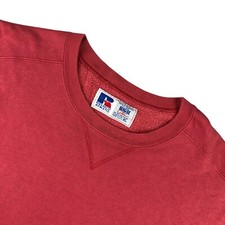 VTG Russell Athletic Men’s High Cotton Pullover Sweatshirt Pink • USA • XL picture