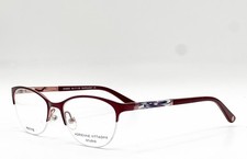 NEW ADRIENNE VITTADINI AV580S BURGUNDY AUTHENTIC EYEGLASSES 49-17 picture