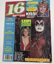 16 Magazine June 1980 KISS, Leif, Cheap Trick, Scott Baio, Andy Gibb, Estrada,KC picture