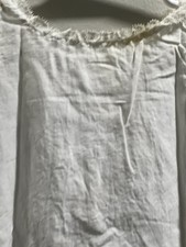 Antique Victorian Baby Baptism Christening Cotton Lace Dress Gown Extra Long picture
