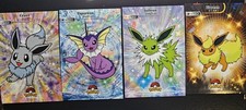 EEVEE X VAPOREON X JOLTEON X FLAREON - POKEMON CARD DATABASE SHINY KANTO CCG picture