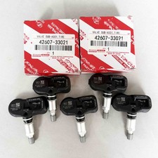 5PCS Genuine Tire Pressure Sensor TPMS 42607-33021 PMV-107J For Toyota Lexus picture