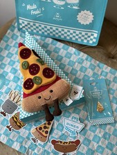 Jellycat NY Diner Exclusive Amuseables Cristuff Pizza full set- fast ship picture