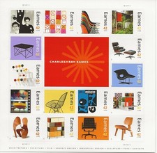 2008 42 cent Charles and Ray Eames full Sheet of 16 Scott #4333, Mint NH picture