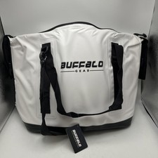 Buffalo Gear Insulated Fish Cooler Bag Waterproof Leakproof White Kill Bag NWT picture