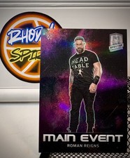 2023 WWE Panini Chronicles Spectra #ME1 Roman Reigns Main Event SP Bloodline OTC picture