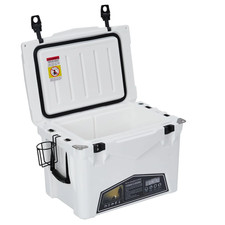 Garvee 35Qt Portable Ice Cooler with Cup Holder, Easy Drainage, Durable LLPDE PU picture