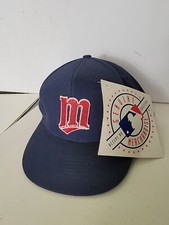 Deadstock Minnesota Twins Snapback Hat Cobra Cap Drew Pearson Vintage Nos Tags picture