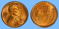 1944 D Lincoln Cent Penny ~ BU UNCIRCULATED ~ 1c Coin Collectible picture