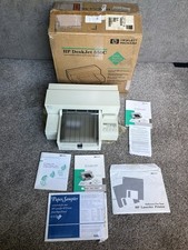 HP DeskJet 550C Color Inkjet Printer C2121A Box Untested No Cord Vintage 1992 picture
