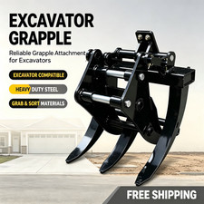 NEW Mini Excavator Grab Bucket Attachment for 0.8-1.5T Excavator  picture