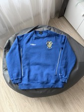 LEEDS UNITED FOOTBALL SWEATSHIRT 2007 ORIGINAL UMBRO FINAL CUP SIZE L picture