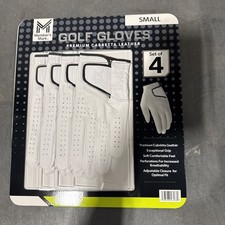 Member’s Mark 4 pk. Premium Cabretta Leather Golf Gloves Small Left Handed picture