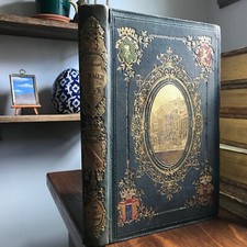 1853 A Summer at Baden-Baden - Original French Full Cloth Binding - Illustrated picture