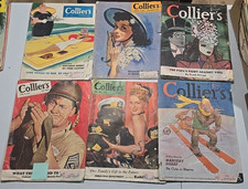 Vintage Collier's Magazines - Lot of 6 1940s Era picture