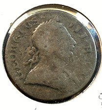 1771 Great Britain Half Penny Super Original Brown Good CHRC picture