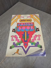 Peter Max 1970 Poster Book Psychedelic Art Poster Book Folio Paperback picture