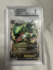 2012 POKEMON BLACK & WHITE PROMO #BW47 RAYQUAZA EX BECKETT 9 - POP 2  picture