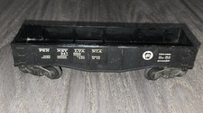 Vintage Postwar Lionel 2452X Pennsylvania PRR Gondola O27 Gauge Black Train Car picture