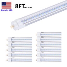 8' T8 LED Tube Light 8 ft LED Bulbs FA8 Single Pin 45W T12 Warehouse Shop Light  picture
