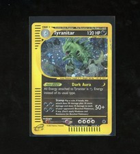 SWIRL 2002 Expedition Tyranitar Holo Foil Rare 29/165 WOTC Pokemon Altered / DMG picture