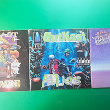 OutKast Atliens , Aquemini , Greatest Hits 3 Booklet lot ONLY LaFace Records  picture