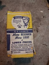 vintage GE 250v 50 watt light bulbs picture