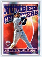 1997 Topps Chrome #SB5 Chuck Knoblauch Season's Best Refractor picture