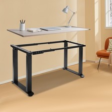 4-Leg Standing Desk Frame Desk Frame Dual Motor Adjustable Desk Rack Frame NEW picture