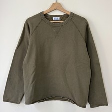 Vintage 80's Velva Sheen Double V Raglan Brown Blank Sweatshirt Made In USA - L picture