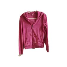 Victoris's Secret Pink Terry Cloth Zip Jacket Medium picture