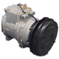 884333459 Nippondenso 10PA15C Compressor, w/ 1 Groove Clutch - Fits Komatsu picture